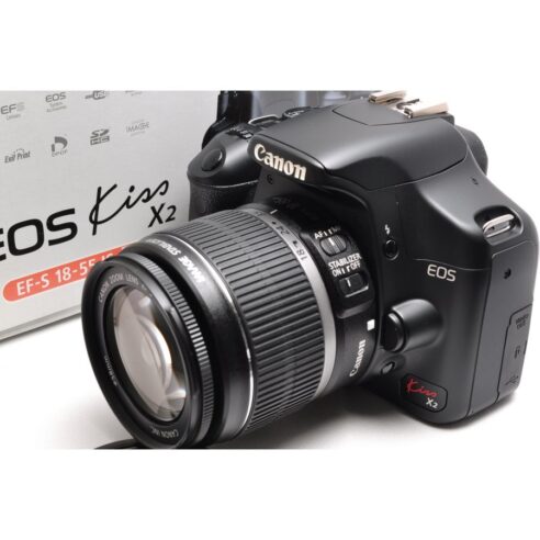 デジタル一眼 WiFi 中古 CANON キヤノン EOS Kiss X2 レンズキット ...