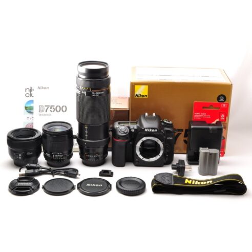 Nikon ニコン D7500 単焦点＆標準＆超望遠トリプルレンズセット 美品 ...